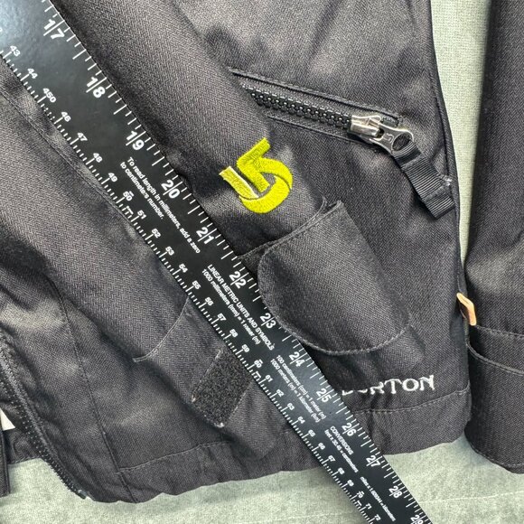 Burton Women’s DryRide Snowboard Jacket XS Black Hooded Ski Coat - Picture 6 of 9